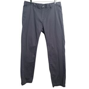 Prana Gray Blue Table Rock Chino Pants Size 38 x 32